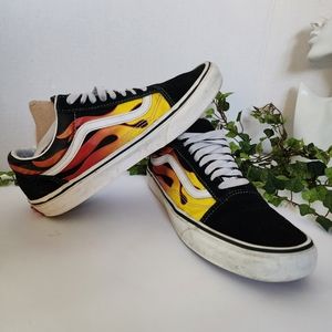 Vans Old Skool Flame Shoes Unisex Sneakers